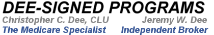 Christopher C. Dee, CLU – Dee-Signed Programs Logo